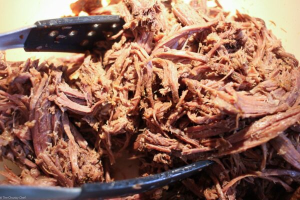 Shredded Beef Barbacoa Close Up