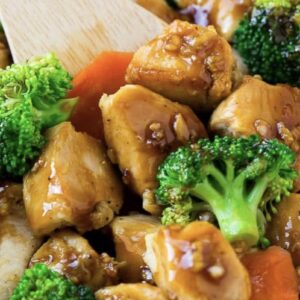 Sweet and Sour Chicken Stir Fry with Rice