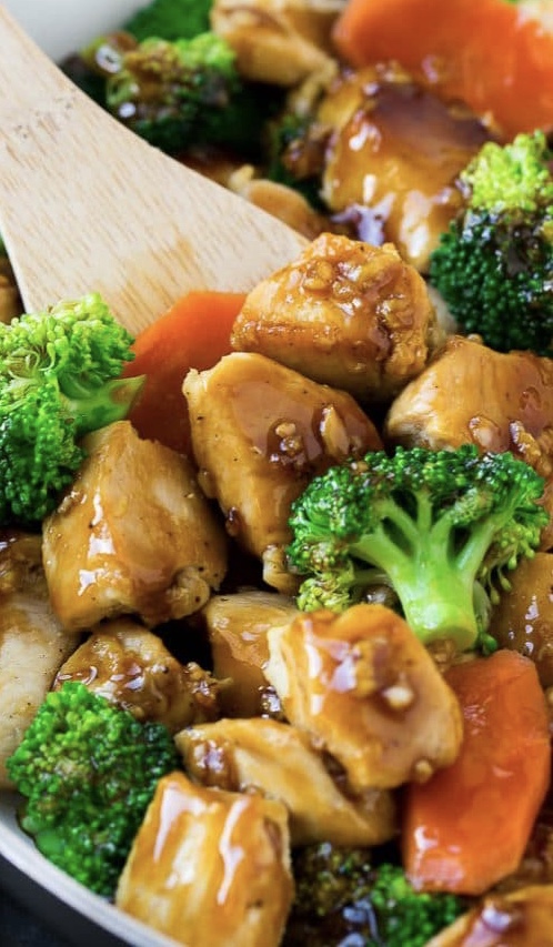 Sweet and Sour Chicken Stir Fry with Rice