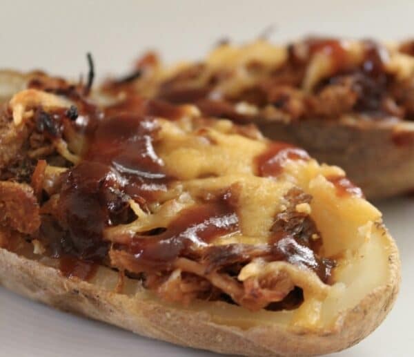 Potato Skins with Pulled Pork