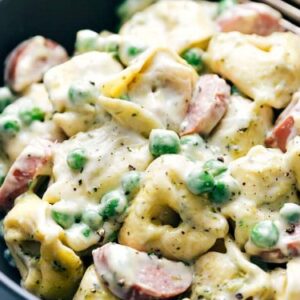 Smoked Sausage Tortellini Alfredo