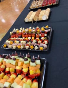 Fruit and Meat Kabobs