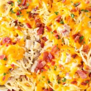 Ranch Chicken Spaghetti Bake
